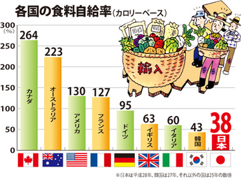 各国の食料自給率グラフ*68-576.4.jpg